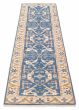 Indian Royal Oushak 2'8" x 9'10" Hand-knotted Wool Rug 