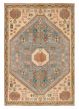 Bordered  Traditional Grey Area rug 3x5 Afghan Hand-knotted 390360
