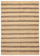 Flat-weaves & Kilims  Traditional/Oriental Ivory Area rug 4x6 Indian Flat-Weave 375527