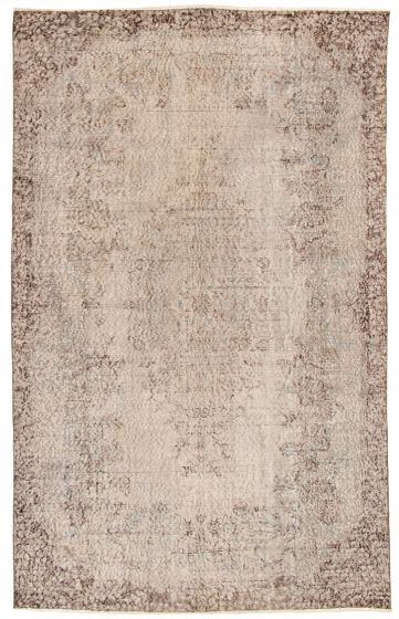 Bordered  Transitional  Area rug 5x8 Turkish Hand-knotted 327502