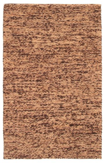 Braided  Transitional Brown Area rug 5x8 Indian Braided Weave 350056