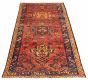 Persian Style 4'1" x 8'8" Hand-knotted Wool Rug 