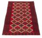 Afghan Royal Baluch 2'11" x 5'4" Hand-knotted Wool Rug 