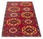 Persian Style 3'7" x 6'8" Hand-knotted Wool Rug 