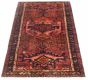 Persian Style 3'11" x 7'9" Hand-knotted Wool Rug 