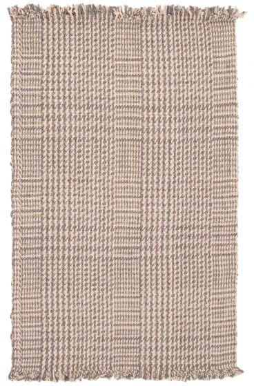 Braided  Transitional Grey Area rug 5x8 Indian Hand Tufted 350070