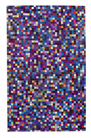 Accent  Transitional Purple Area rug 5x8 Argentina Handmade 350713