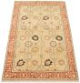 Bordered  Traditional Ivory Area rug 5x8 Pakistani Hand-knotted 301768