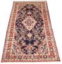 Bordered  Traditional Blue Area rug Unique Persian Hand-knotted 309034