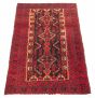 Afghan Royal Baluch 3'2" x 6'2" Hand-knotted Wool Rug 