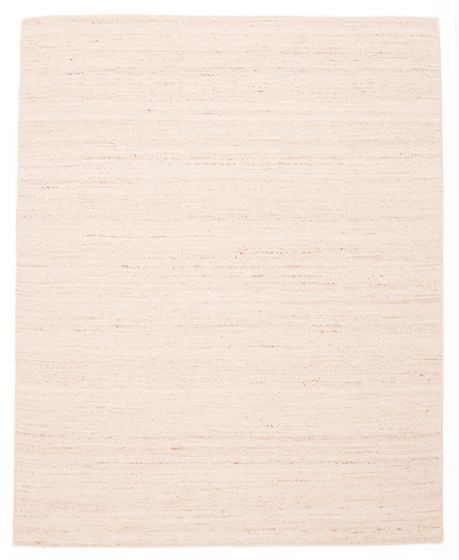 Braided  Solid Ivory Area rug 9x12 Indian Braid weave 386424