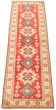 Bordered  Traditional Red Runner rug 10-ft-runner Afghan Hand-knotted 304716