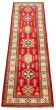 Bordered  Tribal Red Runner rug 10-ft-runner Afghan Hand-knotted 329474