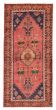 Bordered  Traditional Brown Area rug Unique Turkish Hand-knotted 384170