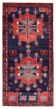 Traditional  Tribal Blue Area rug Unique Turkish Hand-knotted 392857