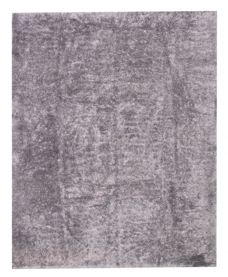 Plush & Shags  Transitional Grey Area rug 6x9 Indian Hand-knotted 375298