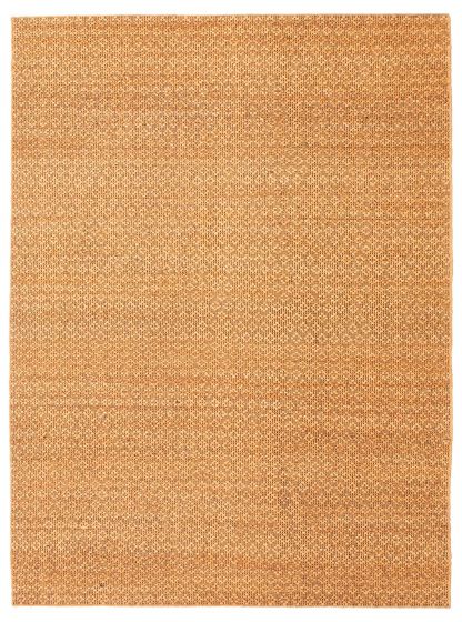 Flat-weaves & Kilims  Tribal Brown Area rug 6x9 Indian Flat-Weave 349065