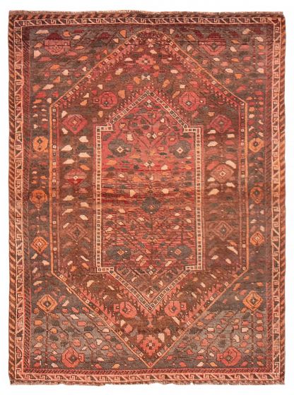Vintage/Distressed Brown Area rug 3x5 Turkish Hand-knotted 388774