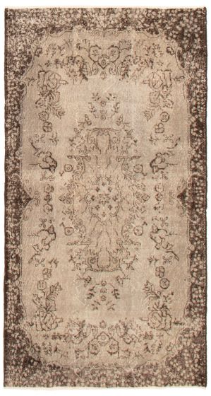 Bordered  Transitional Grey Area rug Unique Turkish Hand-knotted 361206