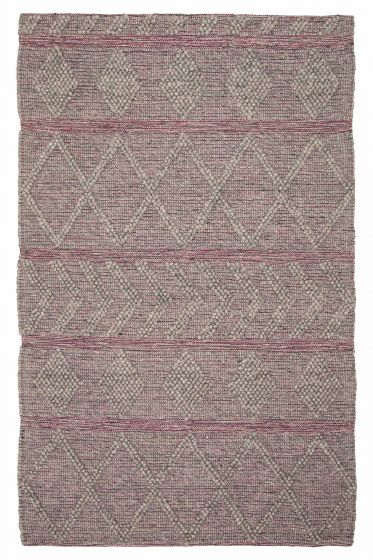 Braided  Transitional Grey Area rug 5x8 Indian Braid weave 394151