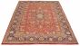 Bordered  Traditional Red Area rug 6x9 Persian Hand-knotted 290787