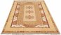 Bordered  Traditional Ivory Area rug 6x9 Turkish Hand-knotted 293248