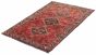 Persian Shiraz 3'10" x 5'6" Hand-knotted Wool Rug 