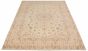 Bordered  Traditional Ivory Area rug 8x10 Persian Hand-knotted 306133