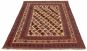 Bordered  Tribal Red Area rug 5x8 Afghan Hand-knotted 311838