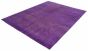 Overdyed  Transitional Purple Area rug 9x12 Turkish Hand-knotted 317564