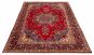 Bordered  Traditional Red Area rug 8x10 Persian Hand-knotted 322917