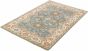 Indian Royal Ushak 5'0" x 8'0" Hand-knotted Wool Blue Rug