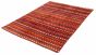 Afghan Baluch 6'11" x 9'10" Hand-knotted Wool Dark Red Rug