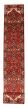 Bordered  Traditional Red Runner rug 26-ft-runner Indian Hand-knotted 344350