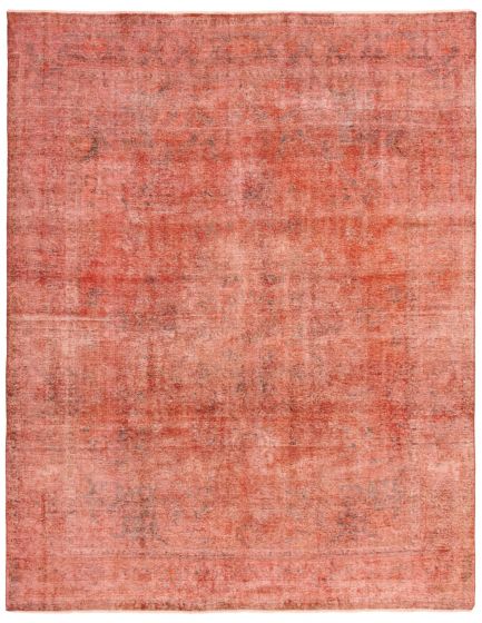 Bordered  Transitional Brown Area rug 9x12 Turkish Hand-knotted 360431