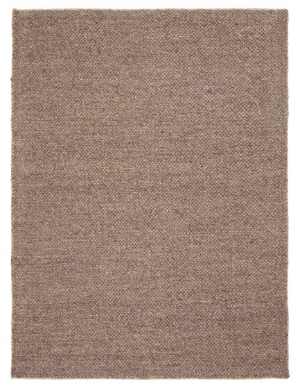 Braided  Transitional Brown Area rug 4x6 Indian Braid weave 394181
