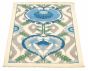 Bordered  Transitional Ivory Area rug 3x5 Pakistani Hand-knotted 313018