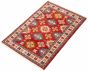 Indian Royal Kazak 4'0" x 6'1" Hand-knotted Wool Rug 