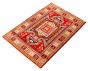 Indian Royal Kazak 4'2" x 6'1" Hand-knotted Wool Red Rug