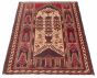 Afghan Royal Baluch 3'7" x 6'3" Hand-knotted Wool Rug 