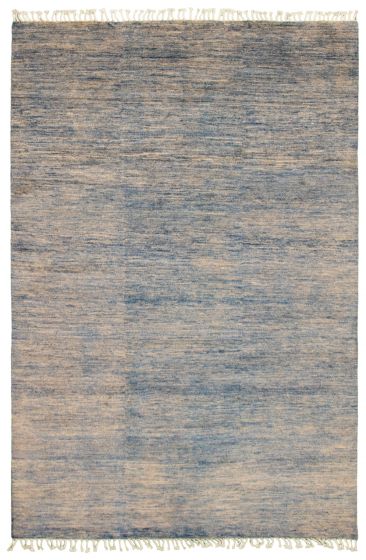 Gabbeh  Tribal Blue Area rug 5x8 Pakistani Hand-knotted 339633