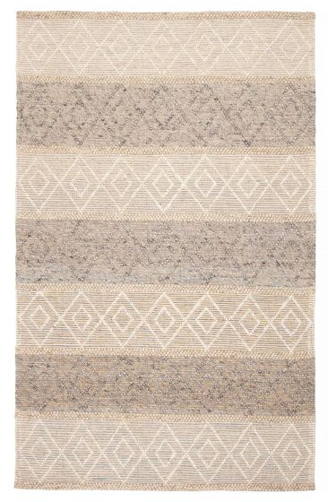 Braided  Transitional Ivory Area rug 5x8 Indian Braid weave 394184