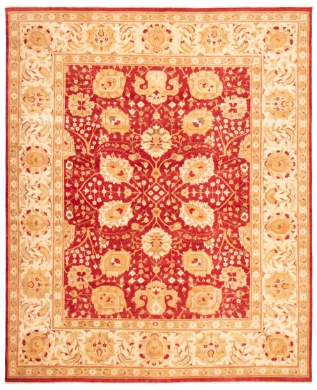 Traditional Red Area rug 12x15 Pakistani Hand-knotted 368279