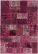 Transitional Red Area rug 5x8 Turkish Hand-knotted 200436