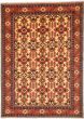 Traditional Yellow Area rug 6x9 Afghan Hand-knotted 203234