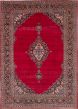 Vintage Red Area rug 9x12 Persian Hand-knotted 206144