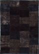 Transitional Black Area rug 5x8 Turkish Hand-knotted 231701