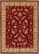 Bordered  Traditional Red Area rug 5x8 Afghan Hand-knotted 268752