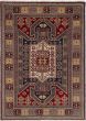 Bohemian  Traditional Red Area rug 5x8 Indian Hand-knotted 270758
