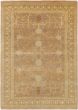 Bordered  Traditional Brown Area rug 3x5 Indian Hand-knotted 271623